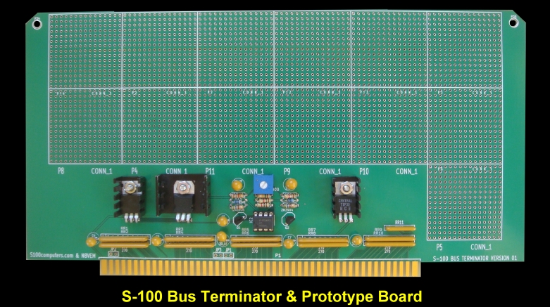 S100 Computers - Bus Terminator Board